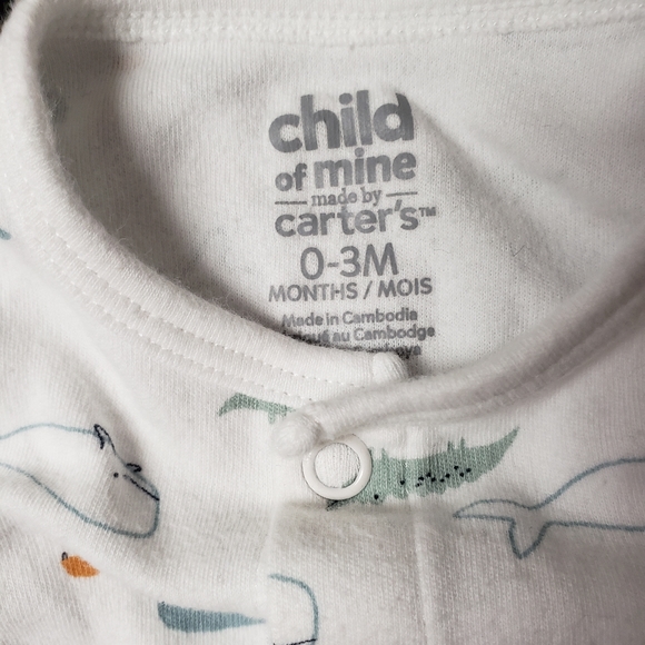 Carter's Boy Onesie with Just One You Zip Vest w Hood & Penguin Hat, 0-3 Months - Picture 6 of 16